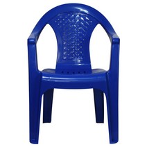 공간웰리빙 팔걸이 비치 플라스틱의자 보조 간이 야외, 팔걸이B형 블루