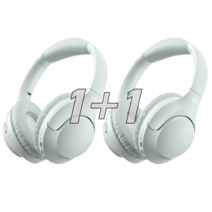 1+1 QCY H2 큐씨와이 블루투스 이어폰 노이즈 캔슬링 무선 헤드폰 헤드셋, 1+1 01-03 민트+민트