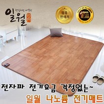 2023년 일월 온돌마루 나노륨 전기매트 1인용 특대형 카페트매트 구들장 거실 전기장판, 1. 소형(100X183cm/단일)