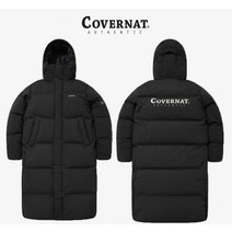 트렌드 브랜드 커버낫 패딩 하프 기장 화이트 오리털 블랙 남녀 도톰 코트