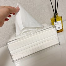 사각 아크릴 티슈 케이스 각티슈 휴지 커버, 투명아크릴티슈케이스
