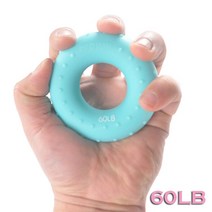 안티 스트레스 손 확장기 손 그리퍼 팔뚝 동력계 강화 훈련 손 손가락 운동 손 트레이너 그립 강도, 파란