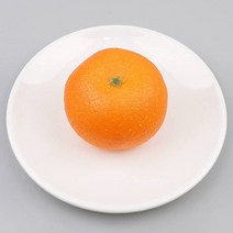 별꼭지 귤 모형 오렌지 7.8cm 과일모형 열매 음식 데코