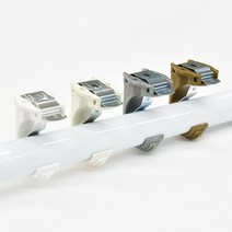 아라크네 커튼봉 브라켓, 35mm 그레이 3개입 한세트, 35mm 커튼봉브라켓