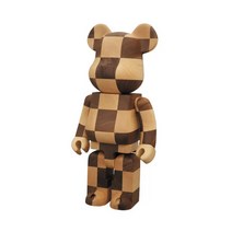 체스판 컬렉션 값 베어브릭 빌딩 블록 곰 체스 보드 나무 스티칭 무지개 장식품 400% 조수 놀이, 05 C_01 28cm