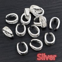 20pcs 14x10mm 바로크 스타일 펜던트 핀치 보석 걸쇠 목걸이 후크 클립 커넥터 diy 보석 결과 액세서리 6 색