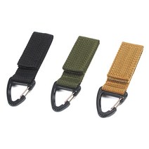 배낭 벨트 몰리 부착 웨빙 스트랩 택티컬 전술 밀리터리 키홀더 등산 캠핑 아웃도어, A타입, 카키