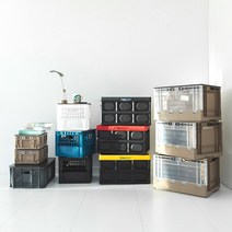 에이원플러스 폴딩박스 캠핑박스, 1개, 1.밀크박스블랙