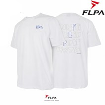 플라이파워 플파 We FLPA 아이스 스포츠 배드민턴 티셔츠 화이트 FP-TS22106WH 요넥스 테크니스트 라이더