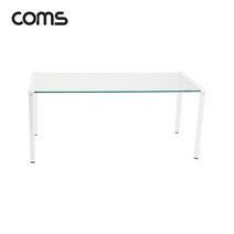 제이스토어 / 받침대스탠드 Coms 화이트 모니터 투명유 1단 620x309