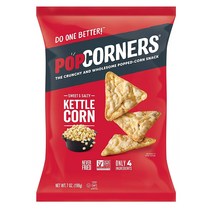 Popcorners Kettle Corn 미국 팝코너스 스위티 앤 쏠티 캐틀 콘 스낵 7oz (198g) 3팩