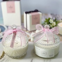 블링미 메리고라운드 애플 천연 소이캔들 핸드메이드 250g 친구 집들이선물, 크리스탈 애플, 스모크리스 심지 (2개), 시스프레이