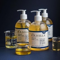 올리벨라 페이스 앤 바디 리퀴드솝 퓨어 티트리 500ml