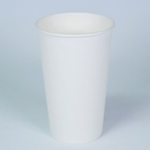 16온스 흰색 무지 커피컵(510ml) / 일회용 종이컵, 1000개입, 1개