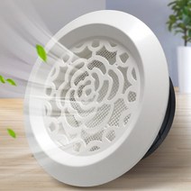 환기구 커버 에어밴트 환풍기 ABS 에어 벤트 추출 밸브 그릴 라운드 디퓨저 환기 커버 새로운, 03 100mm