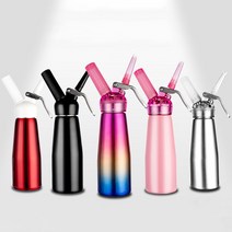 휘핑기 생크림 카페 커피 업소용 거품기 스테인레스, 화이트 250ml