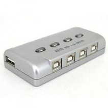 coms USB 공유기 4대1 수동 스위치 및 프로그램 전환
