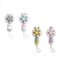 휴대용 미니 손선풍기 USB충전 3단풍 조절 강력5날개, A색상