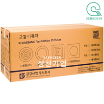 금강산업 각원팬 디퓨져(피스형)(200파이) (1BOX=12EA), 아이보리