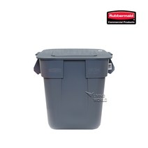 사각브루트 컨테이너 106L(뚜껑포함)/정리함 리빙박스, 회색