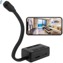 알리익스프레스 캠코더 DIY 미니 와이파이 카메라 유연한 HD 휴대용 IP 무선 감시 PIR 클라우드 스토리지 라이브 원격 모니터링 캠 1080P, 2.U12  Camera With 8G