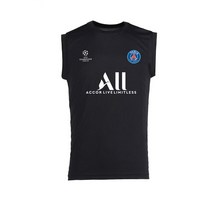 조던 PSG 파리생제르망 축구 클럽 아코르 로고 반팔 유니폼 저지 네이비
