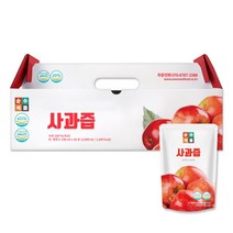 순수식품 착즙 사과즙, 100ml, 30개