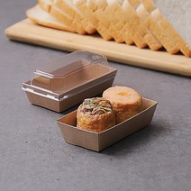 크라프트 샌드위치 용기 15호 100개 세트(용기+뚜껑), 1개