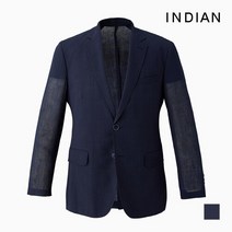 인디안 INDIAN 네이비 솔리드 냉감 자켓_MIEFUVM4311