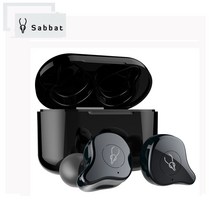 Sabbat E12 Ultra 블루투스5.0 이어폰 TWS 하이파이 커널형 스포츠 무선충전 소음감소 가성비 정품 최저가도전 패션6색옵션, 스모키 그레이 그린