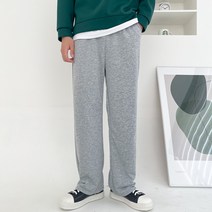 남녀공용 사계절 스판 와이드 밴딩 트레이닝 팬츠 허벅돼 통넓은 스웻팬츠 빅사이즈