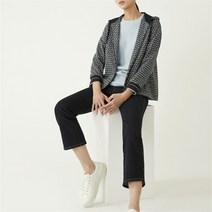 [올리비아로렌(아울렛)] 올리비아로렌 NC11 자카드 져지 점퍼 후드 간절기 VVCCLYS