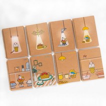 꼬등어 트윈링노트 ver.3 노트추천 신학기선물, 와플
