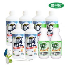 클린맘 2020년 NEW 매직크린 6P + 곰팡이킬러2P + 분무기헤드 2P