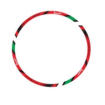 베스파 휠 스티커, (01)레드, 1개