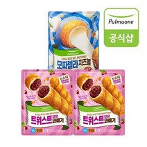 풀무원 트위스트꽈배기 단팥 336g 2개+ 모짜렐라 치즈볼 360g 1개, 꽈배기크림치즈 336gx2봉_꽈배기단팥 336gx1봉