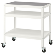 이케아 BROR 브로르 카트 화이트 85x55 cm 804.538.70
