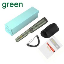 휴대용 금속 탐지기 포지셔닝 막대 IP68 방수 물 핀포인팅 최대 3 미터, 01 green