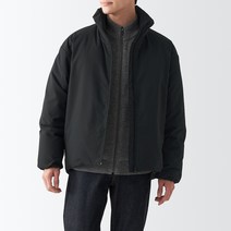 MUJI 남성 발수 재생 폴리에스터 다운 재킷 ADG41A2A