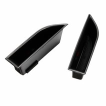 Peugeot 3008 3008GT 5008 액세서리 자동차 전면 도어 저장 상자 주최자 커버 인테리어 트림 2017-2020 스타일링, 하나, 검정