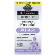 해외 3430001069 Garden of Life (가든 오브 라이프) Garden of Life Dr. Formulated Probiotics 임산, One Color, One Size