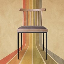 아트박스/꼬모까사 레시-체어(1+1)(3종/택2), 브라운+브라운