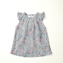 (천마마-면40수트윌) 대폭 로벤플라워, 그레이