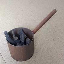 숯불 피우기 훈제 화로 무쇠 고기집, 높이 18 직경 22