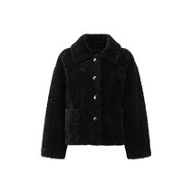 [ZOOC] 리버시블 루즈핏 무스탕 BK_V224PSF966