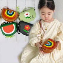 반달크로스백 유아가방 어린이가방 크로스백 여아핸드백 당근가방 반달가방 아동가방