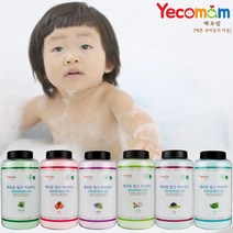 예꼬맘 밀크 버블바스 입욕제 민트향 용기, 850g, 1개