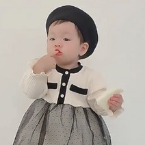 아기 베레모 모자 백일 돌 신생아 유아 여아 봄