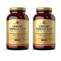 솔가 오메가 3-6-9 1300mg 120정 X 2병, 단품, 단품