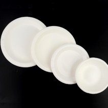 일회용 종이접시 원형 용기 친환경 업사이클 파티용 8개입, 제품선택, 150mm 공기